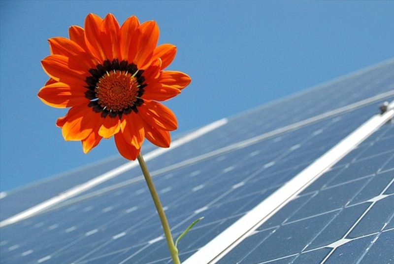 Commercial office solar energy storage