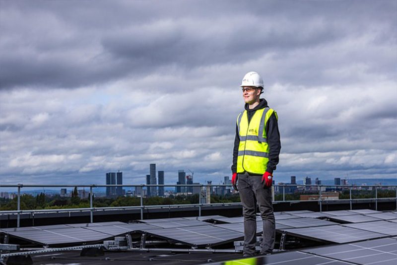 Home integrated solar energy storage